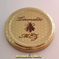 Befőttes üveg lapka, befőttes üveg tető, befőttes lapka, méhészeti lapka, mézes üveg lapka, mézes üveg tető