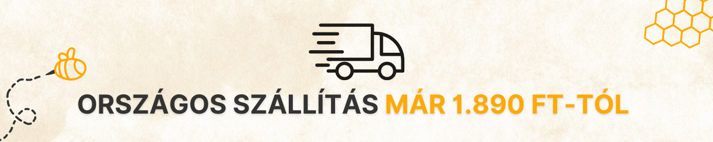 Kedvező szállítás már 1.890 Ft-tól