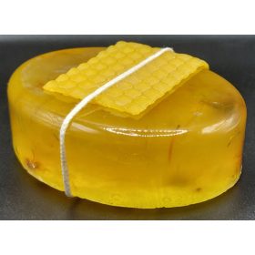 Mézes szappan szőlőmagolajjal, és virágszirommal