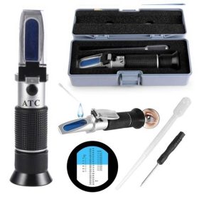 RHB-92ATC REFRAKTOMÉTER MÉZRE ÉS NAPRAFORGÓ OLAJRA+KALIBRÁLÓ OLAJ