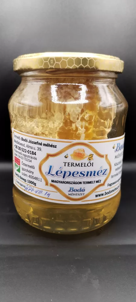 Lépesméz 1000 g – Bodó Méhészet