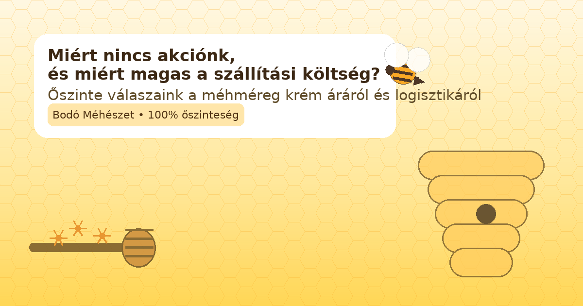 Miért nincsenek akcióink?